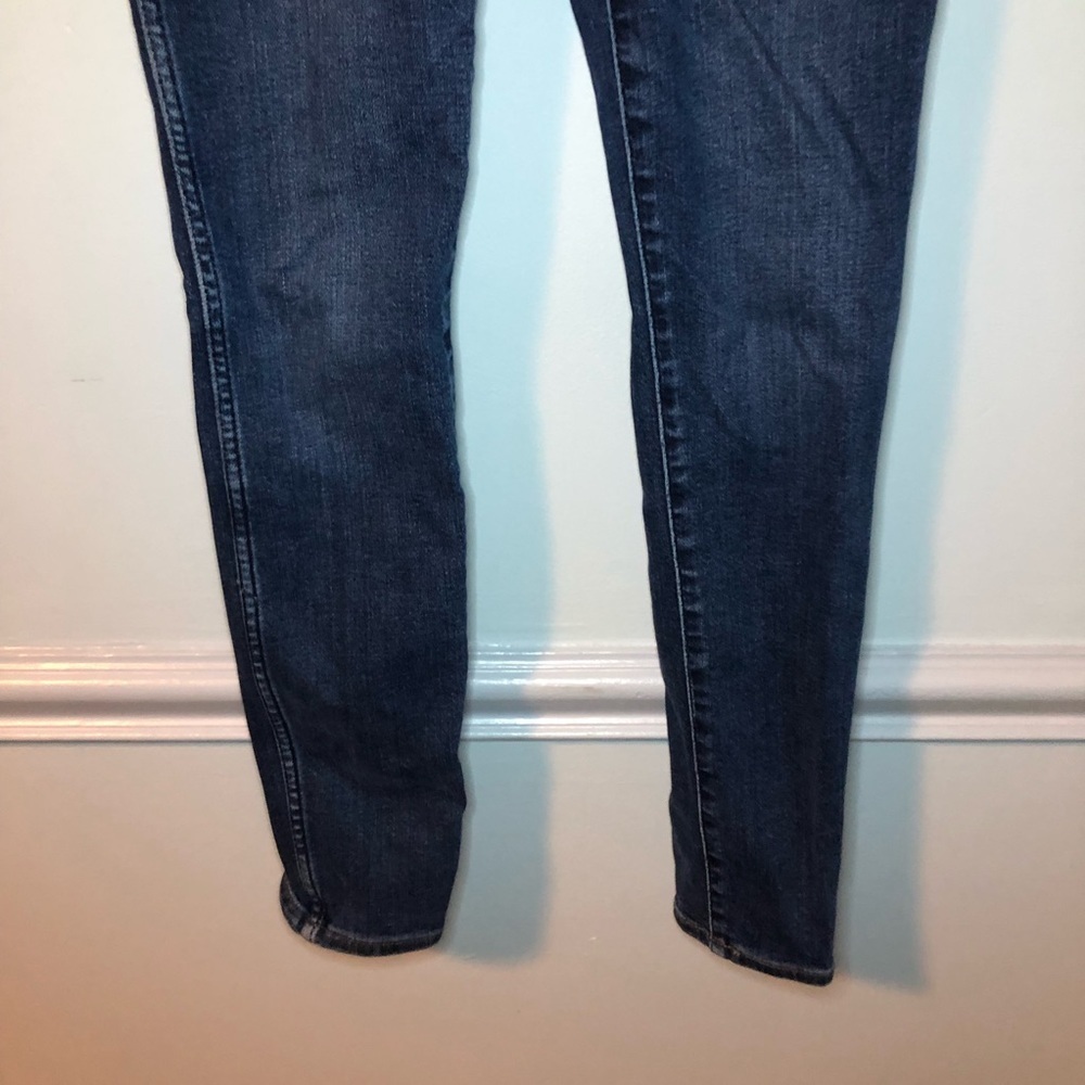 Madewell 10” High-Rise Skinny Blue Jeans Size 25 - Picture 3 of 9